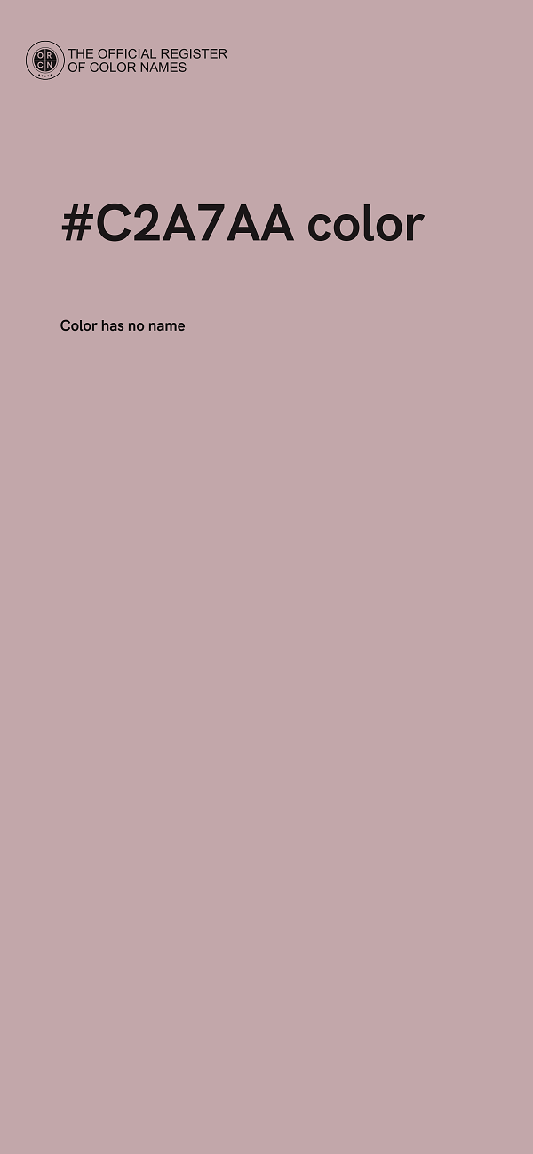 #C2A7AA color image