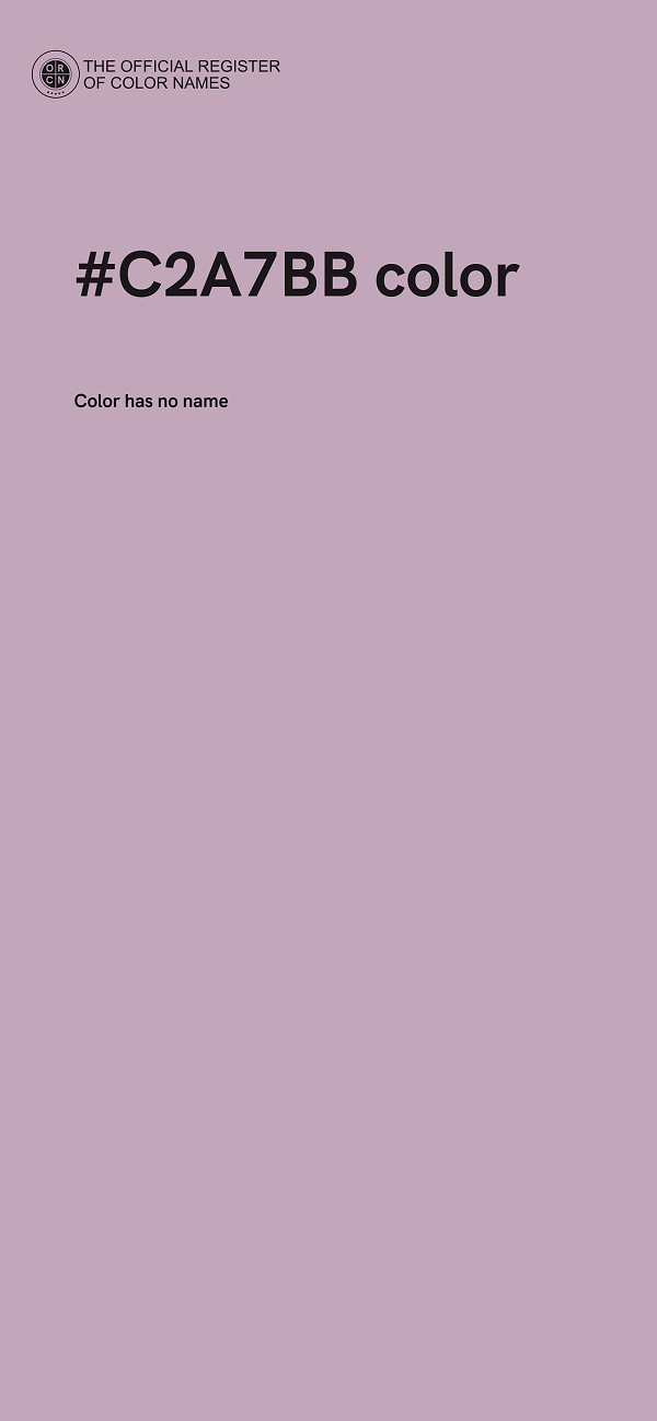 #C2A7BB color image
