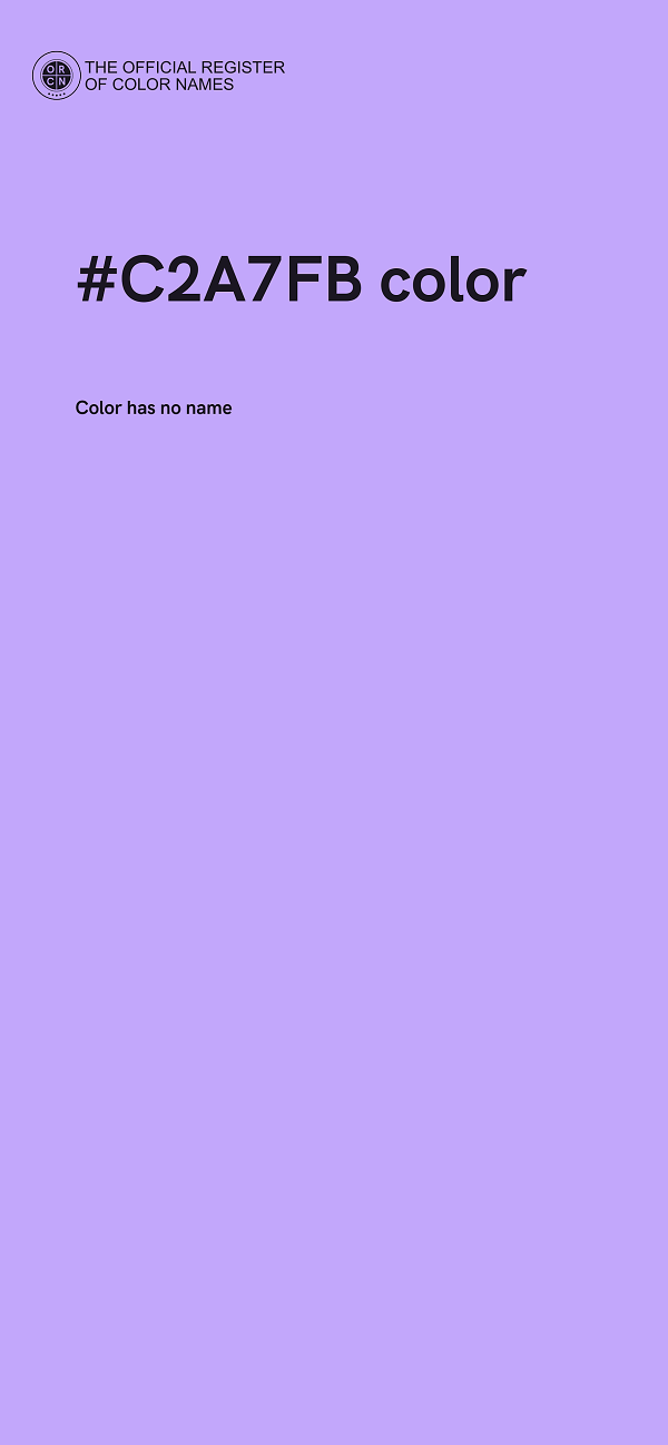 #C2A7FB color image