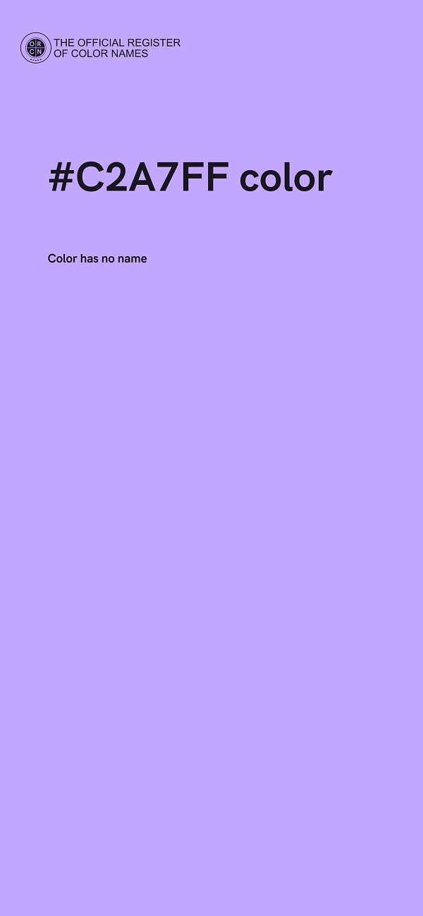 #C2A7FF color image