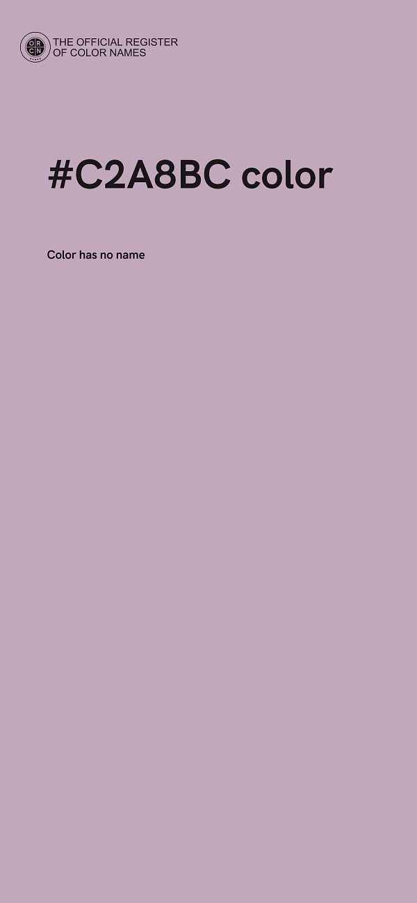 #C2A8BC color image