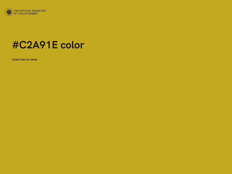 #C2A91E color image