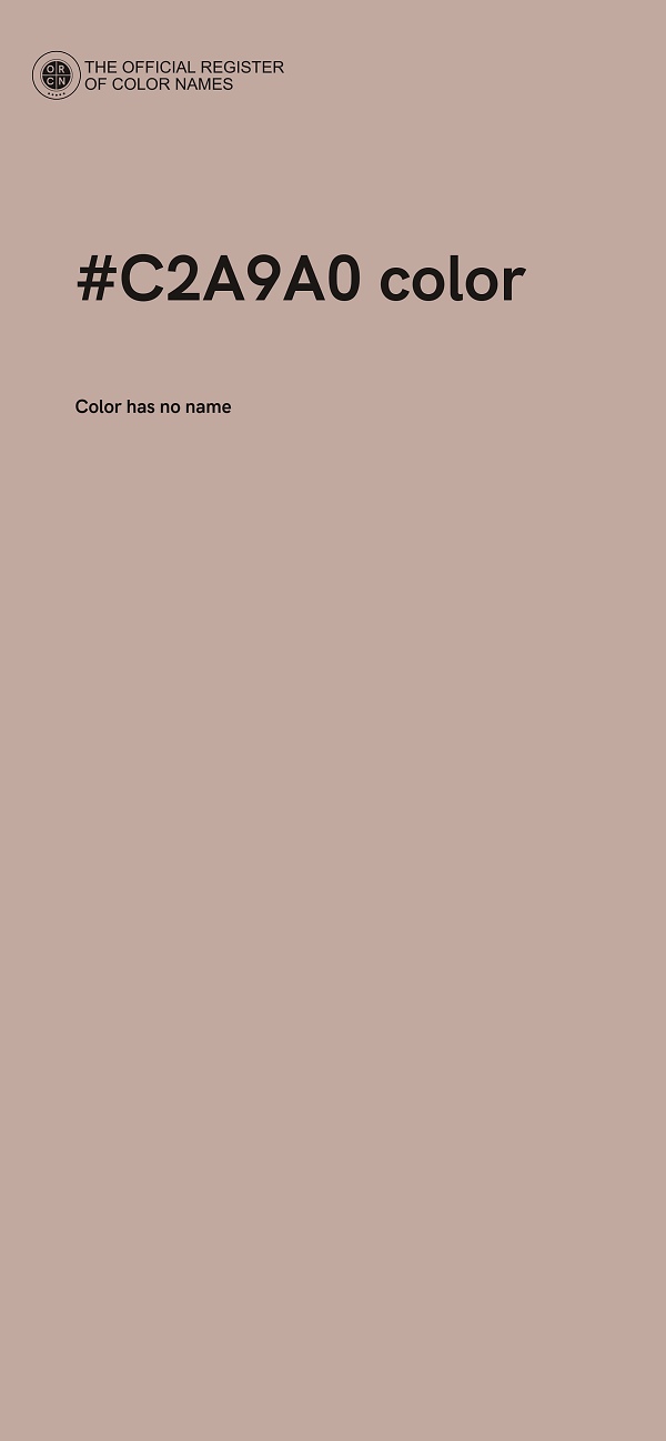 #C2A9A0 color image
