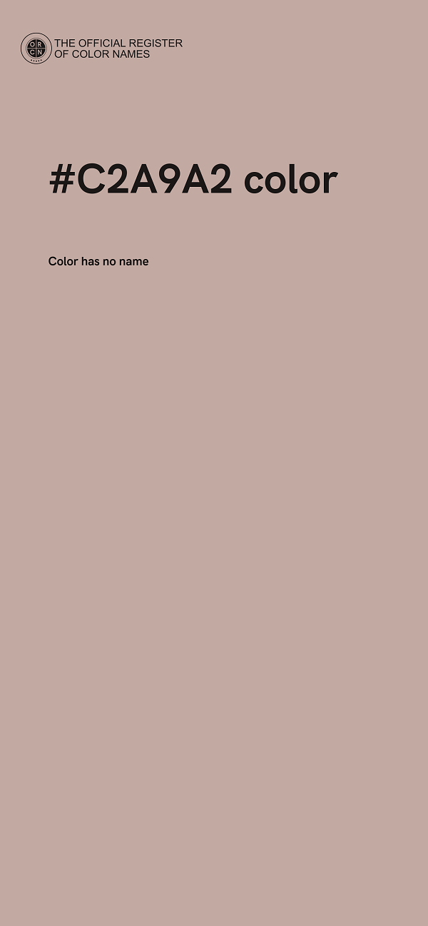 #C2A9A2 color image