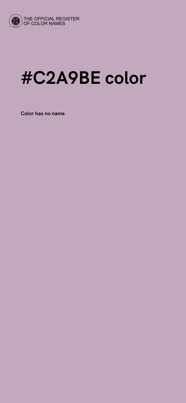 #C2A9BE color image