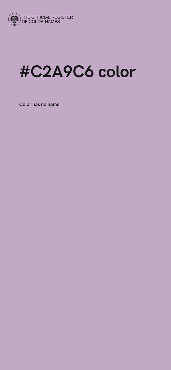 #C2A9C6 color image