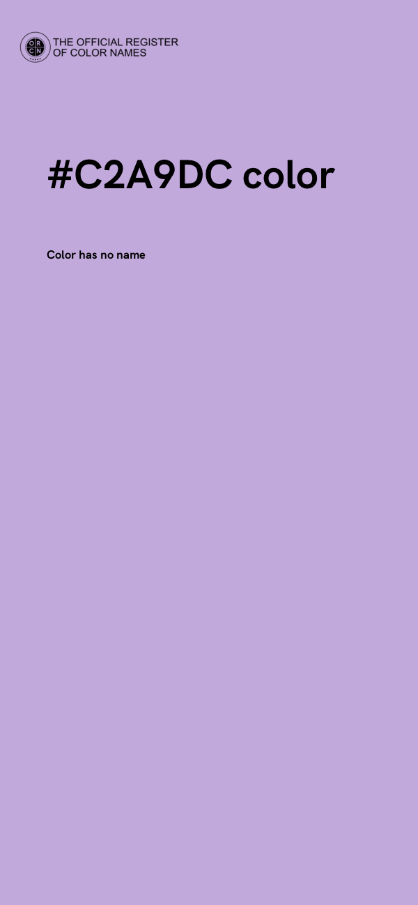 #C2A9DC color image