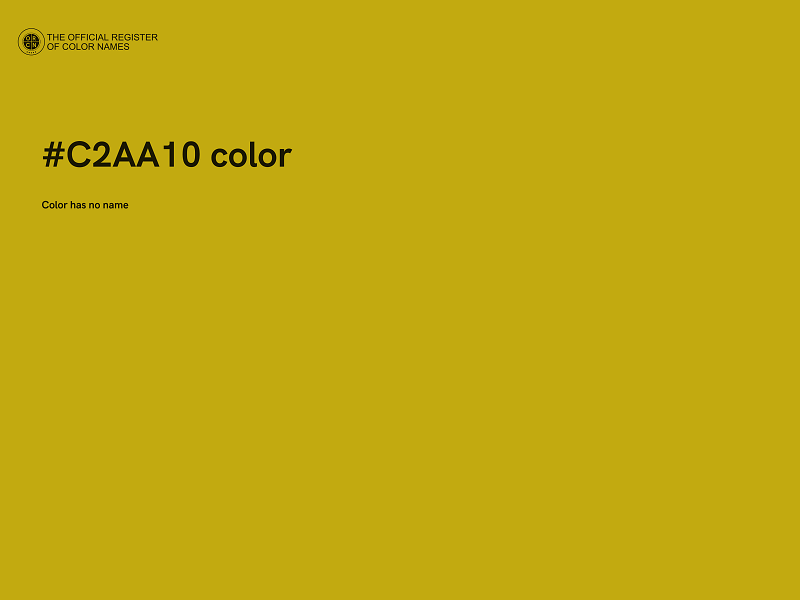 #C2AA10 color image