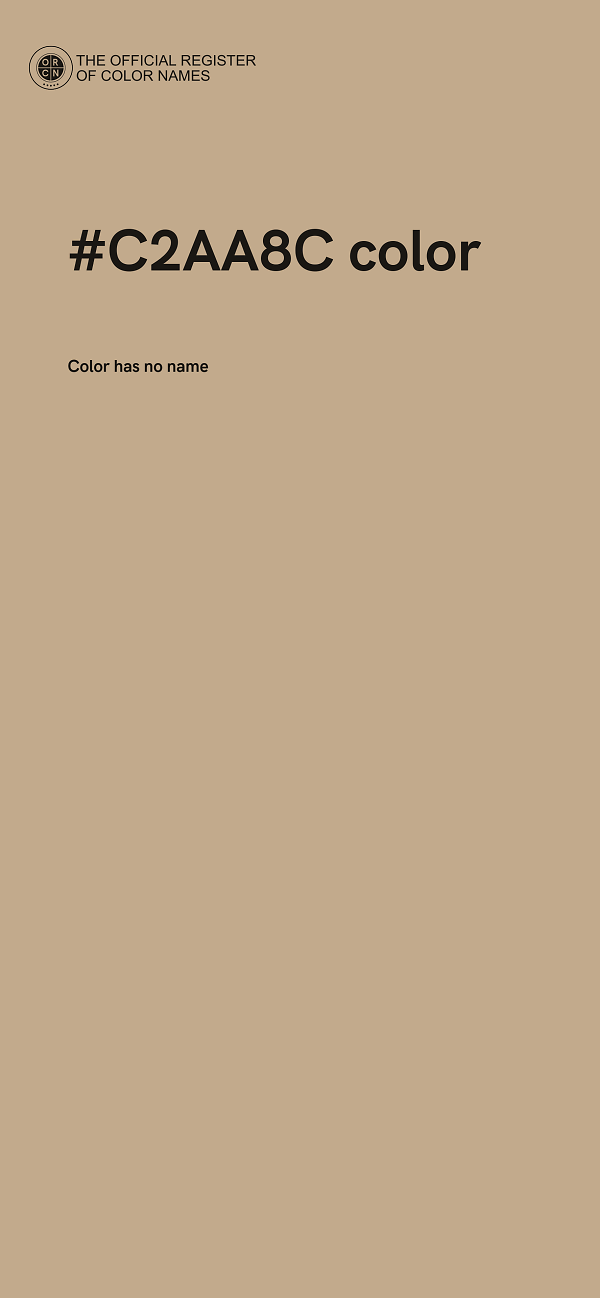 #C2AA8C color image