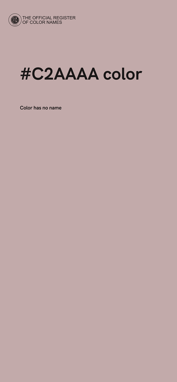 #C2AAAA color image