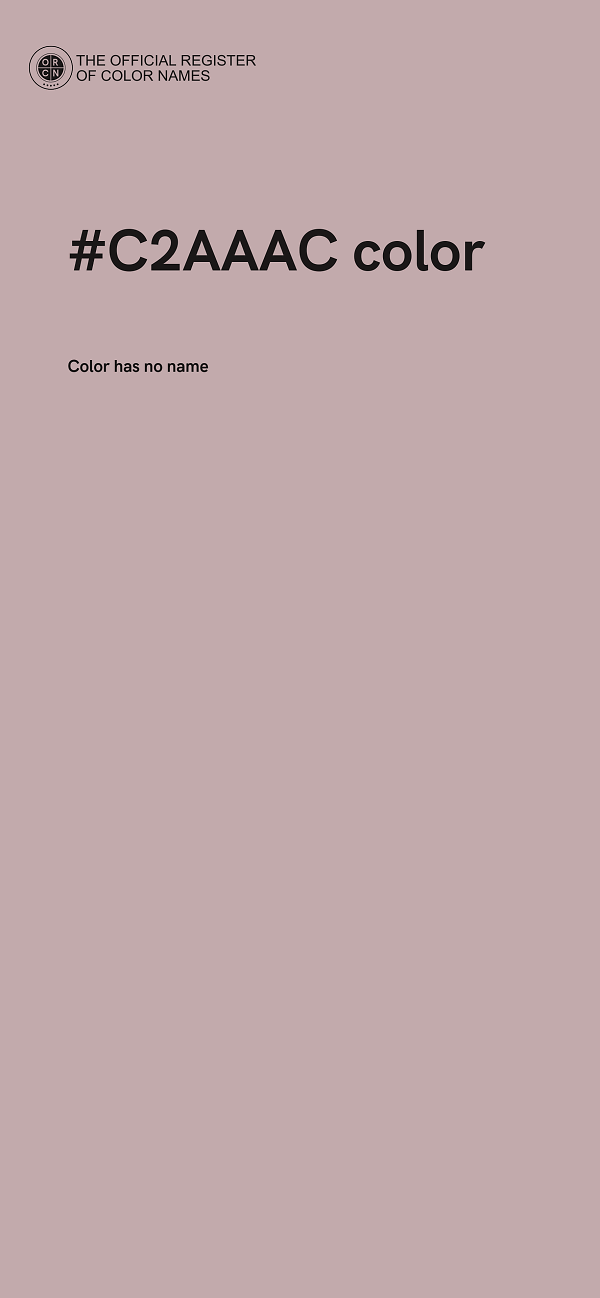 #C2AAAC color image