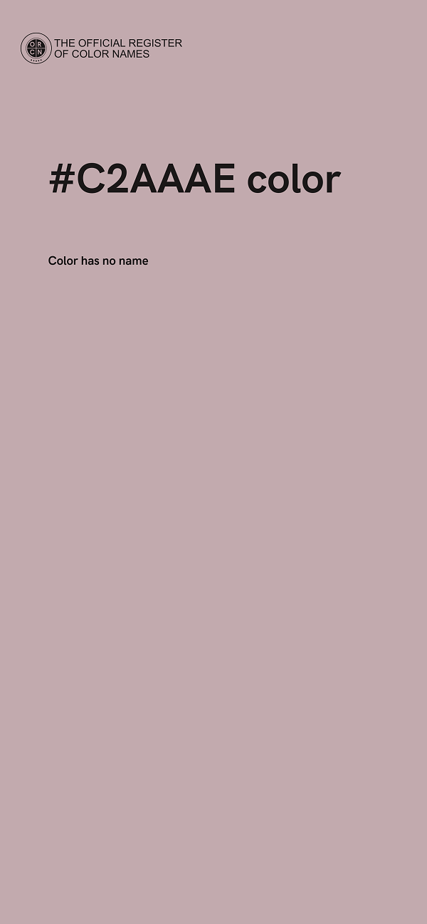 #C2AAAE color image