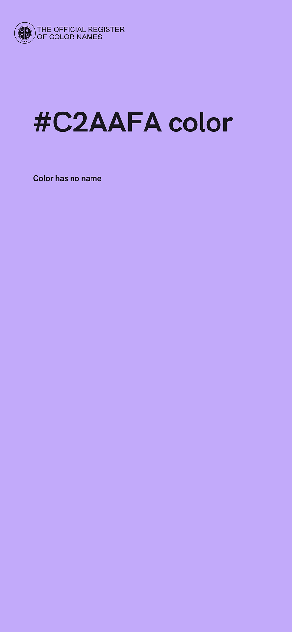 #C2AAFA color image