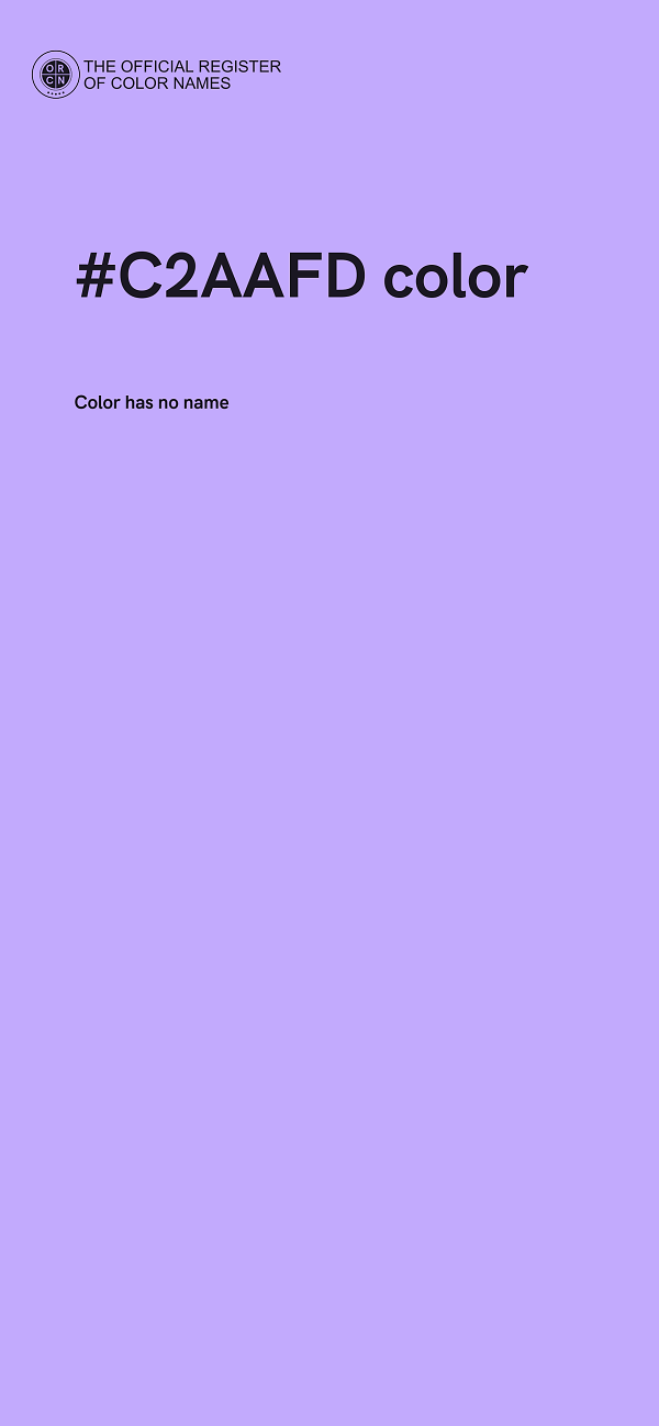 #C2AAFD color image