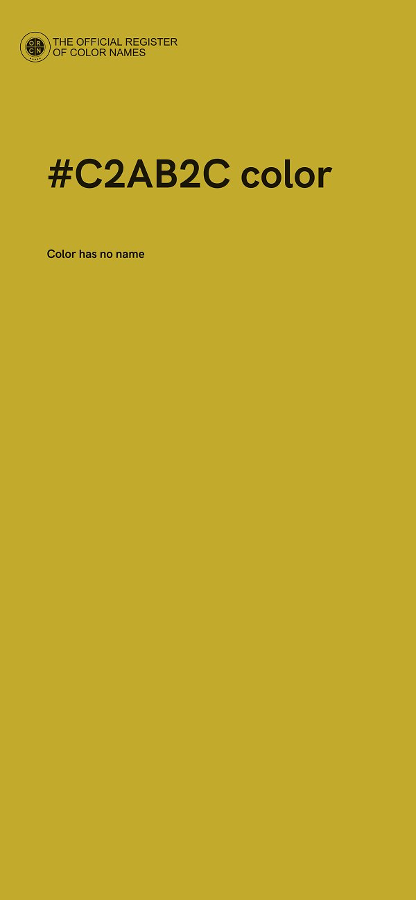 #C2AB2C color image