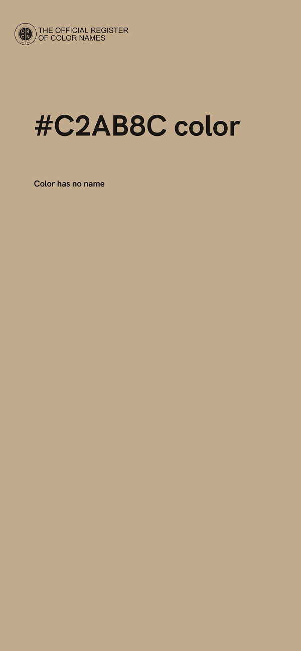 #C2AB8C color image