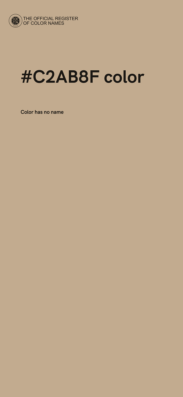 #C2AB8F color image
