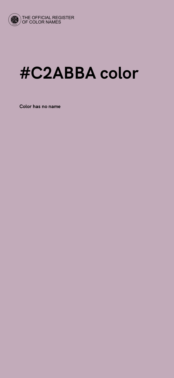 #C2ABBA color image