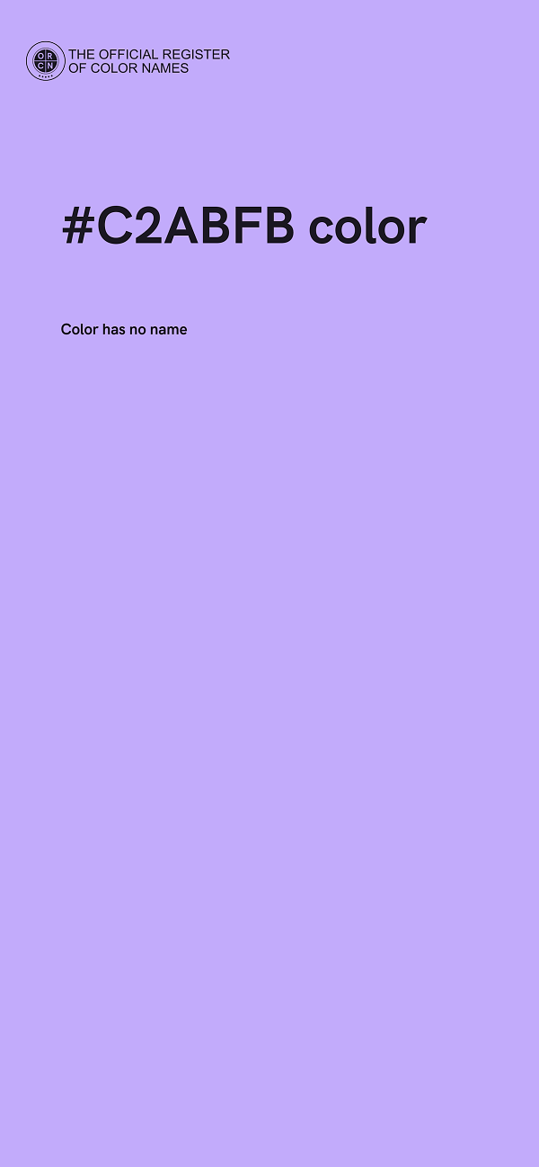 #C2ABFB color image