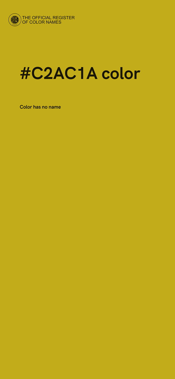 #C2AC1A color image