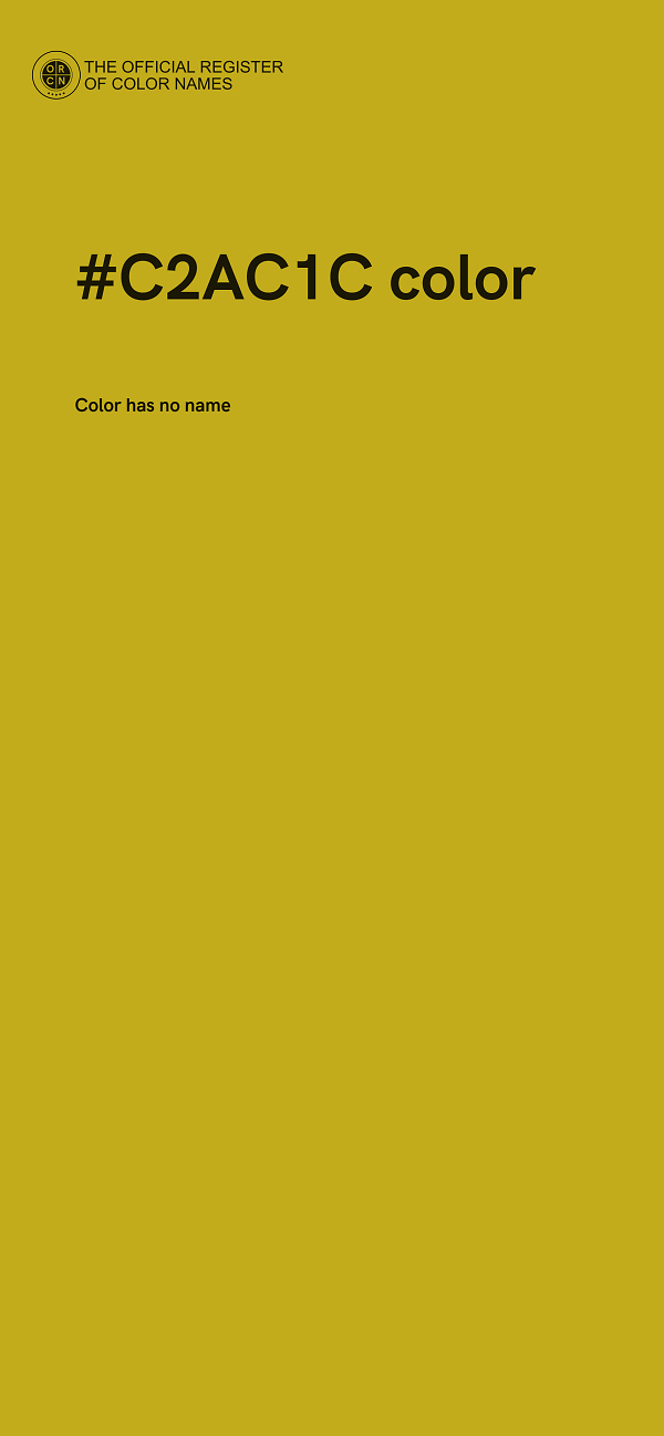 #C2AC1C color image