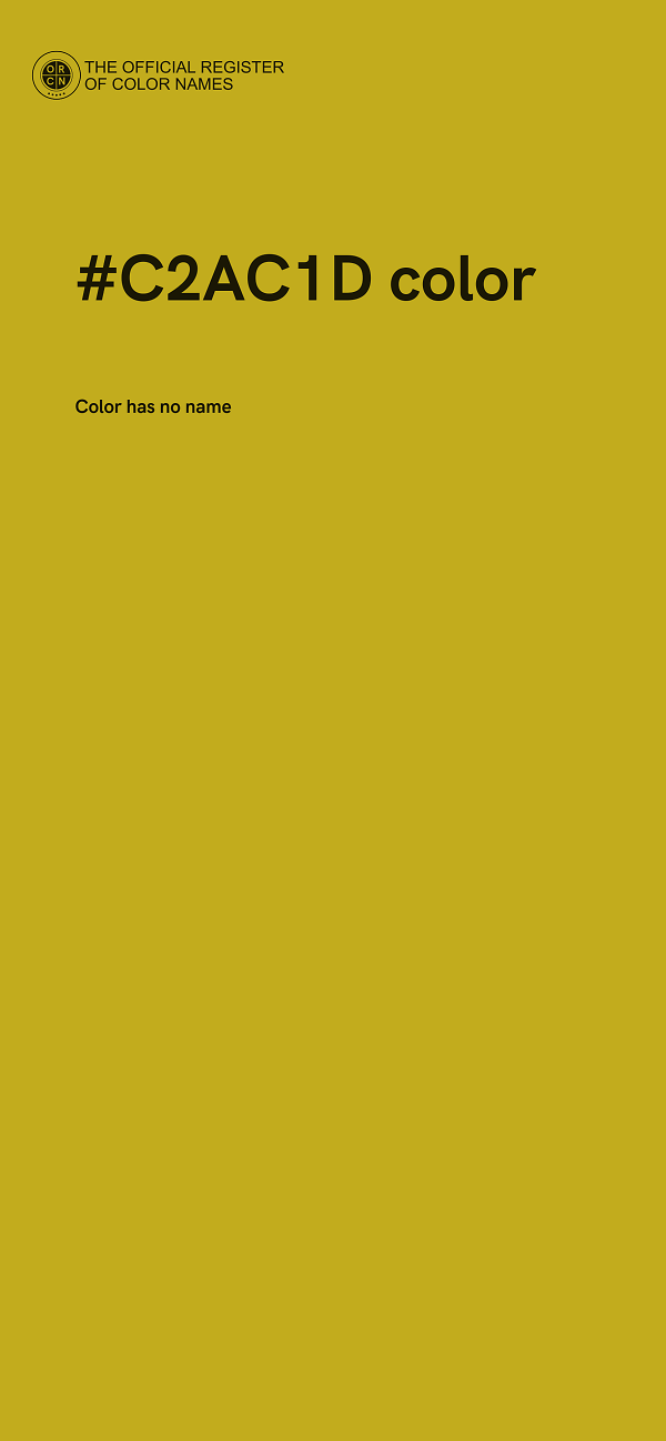 #C2AC1D color image