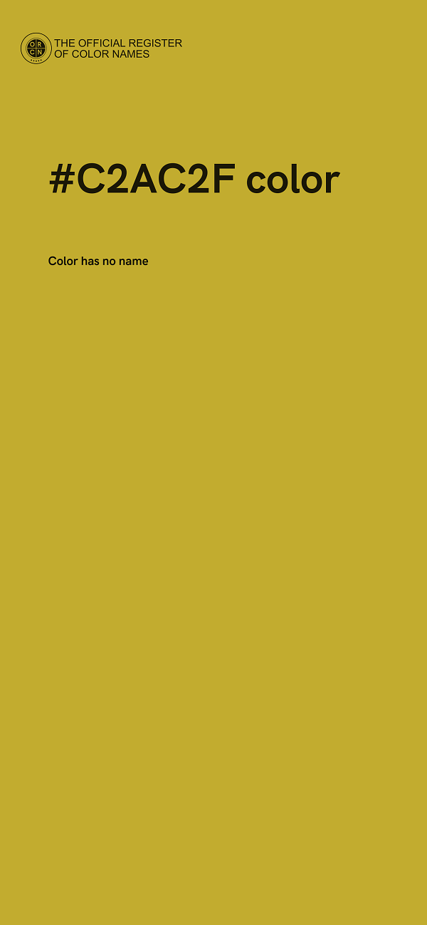 #C2AC2F color image