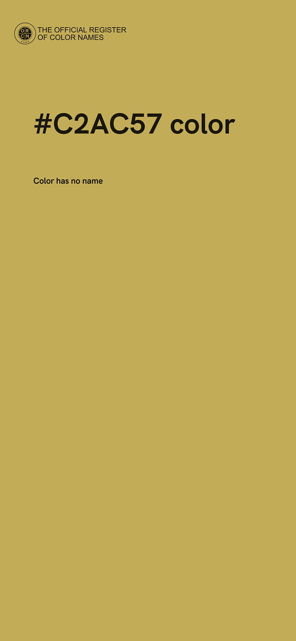 #C2AC57 color image