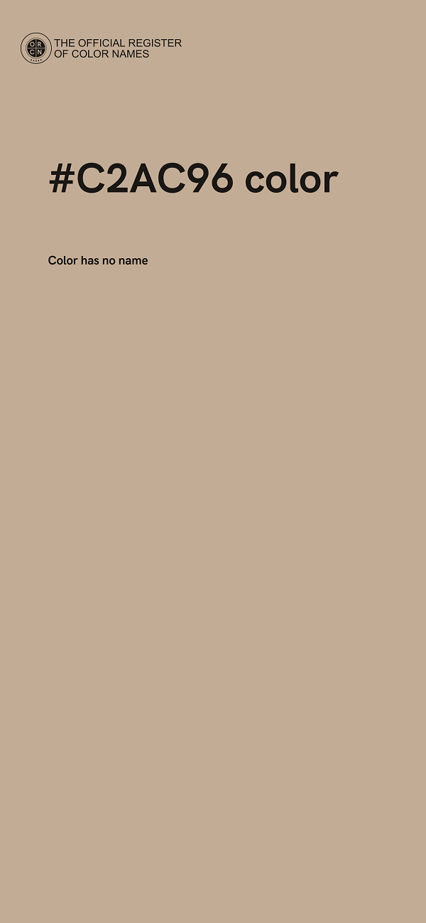 #C2AC96 color image