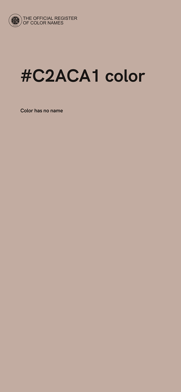 #C2ACA1 color image