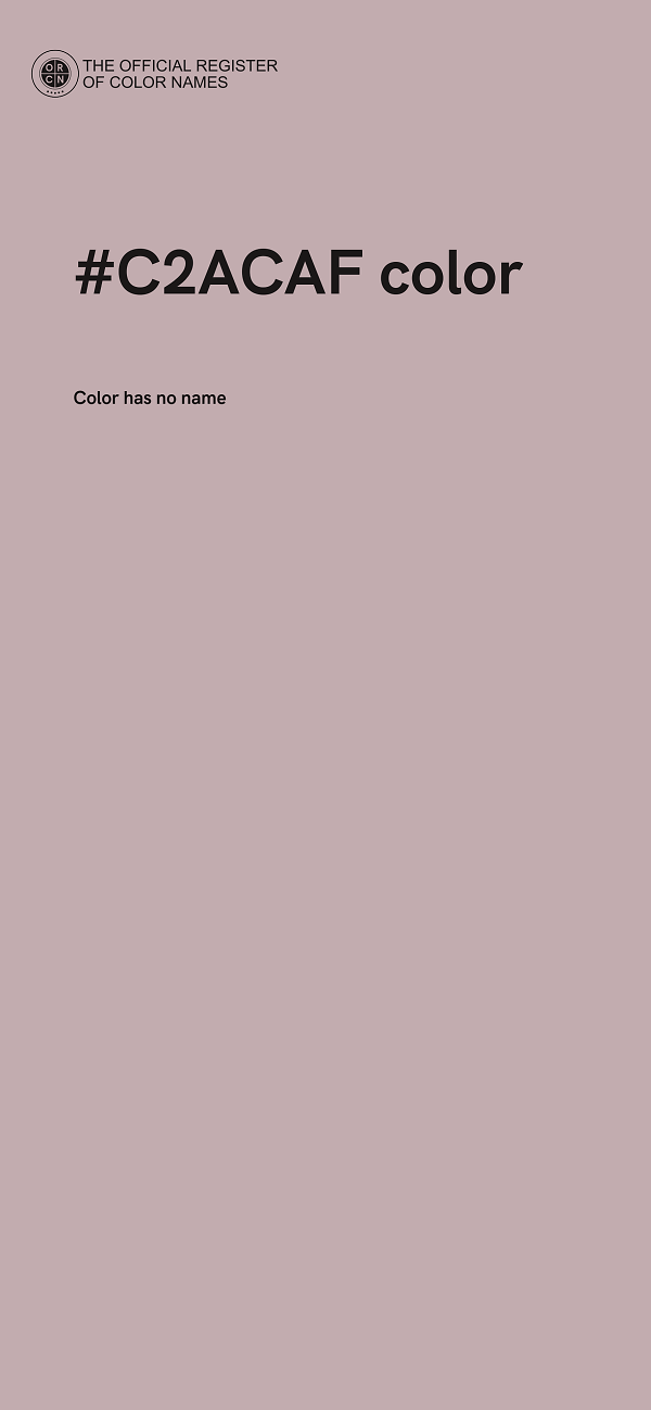 #C2ACAF color image