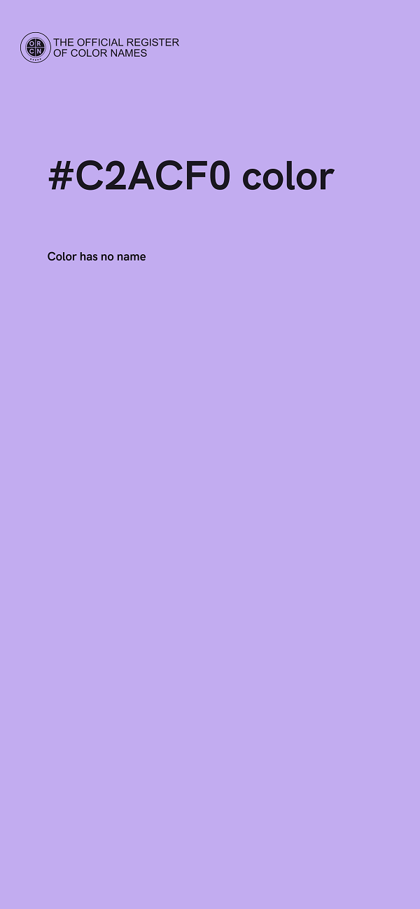 #C2ACF0 color image