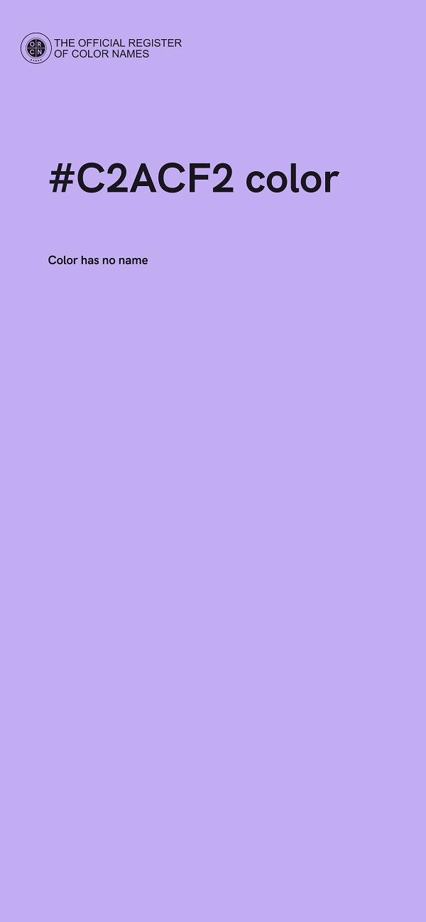 #C2ACF2 color image