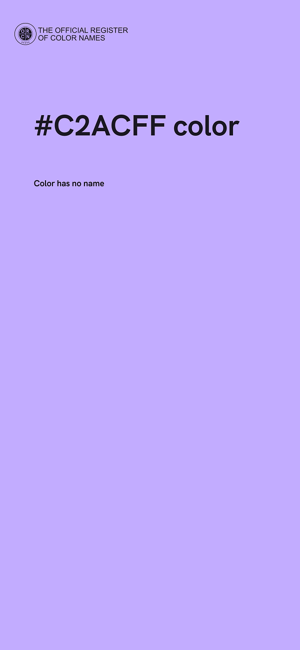 #C2ACFF color image