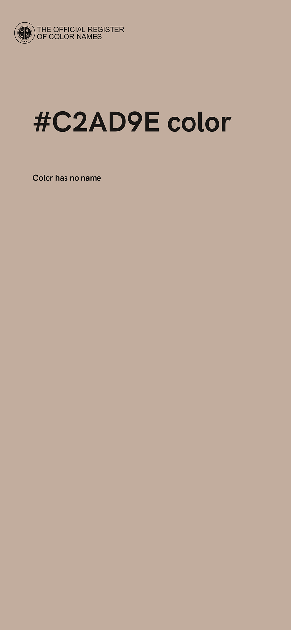 #C2AD9E color image