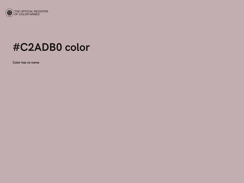 #C2ADB0 color image