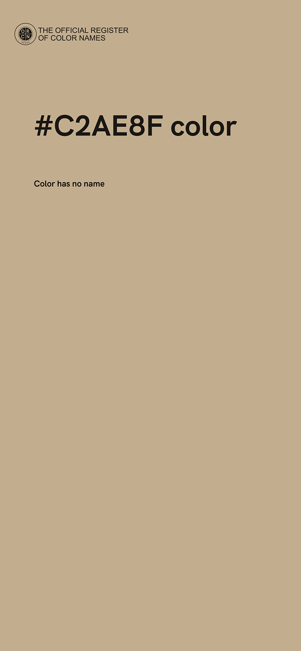#C2AE8F color image