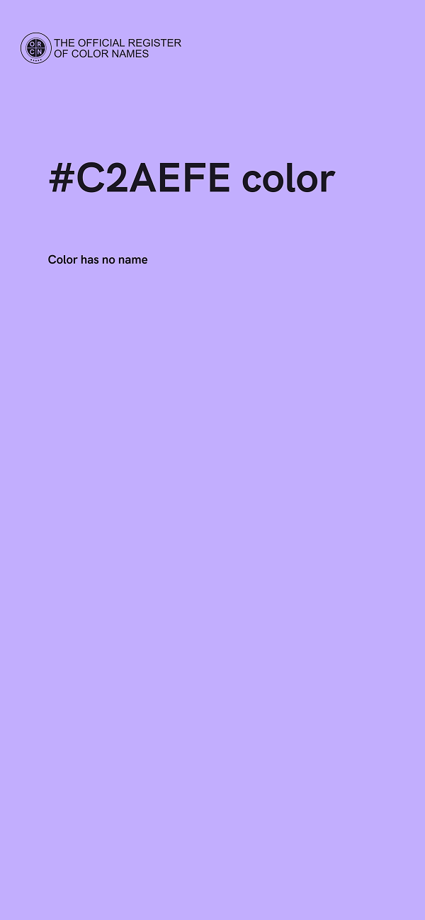 #C2AEFE color image
