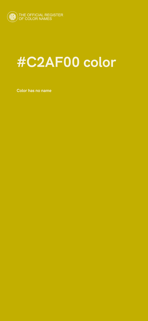 #C2AF00 color image