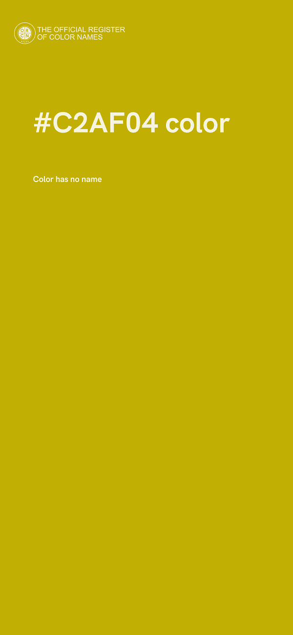 #C2AF04 color image