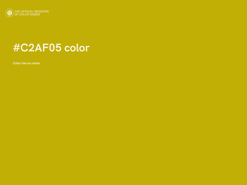 #C2AF05 color image