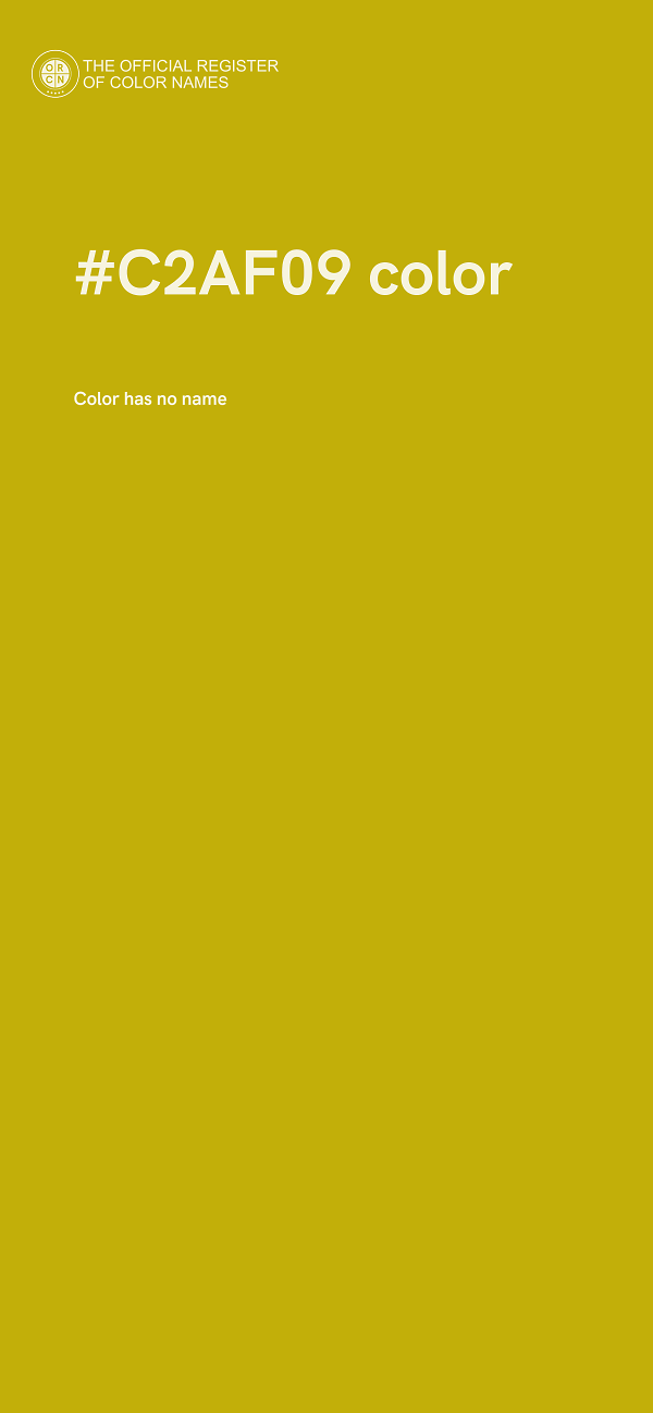 #C2AF09 color image