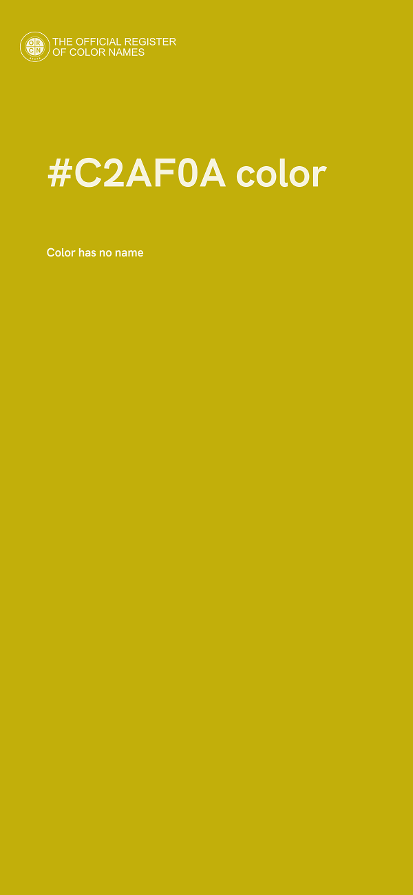 #C2AF0A color image