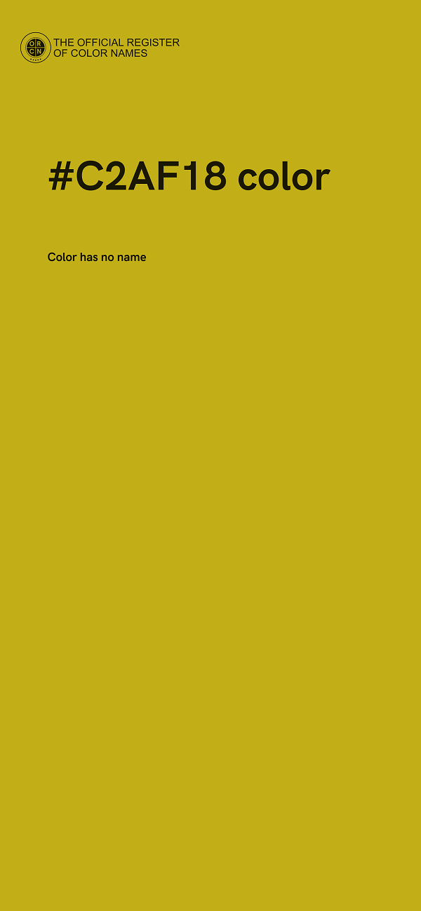 #C2AF18 color image