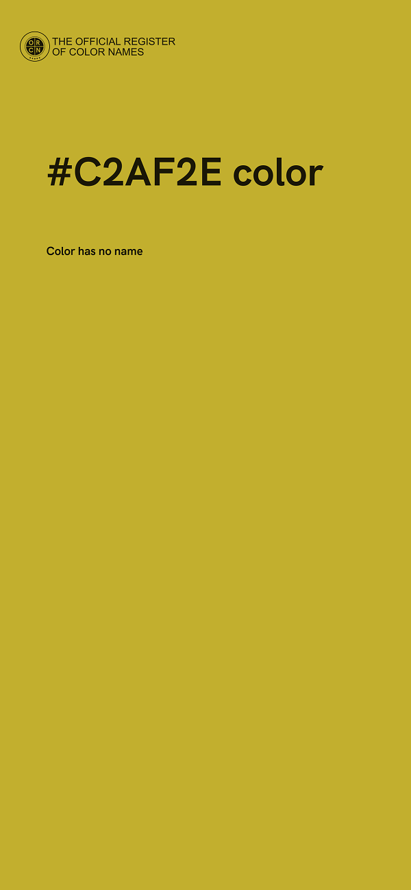 #C2AF2E color image
