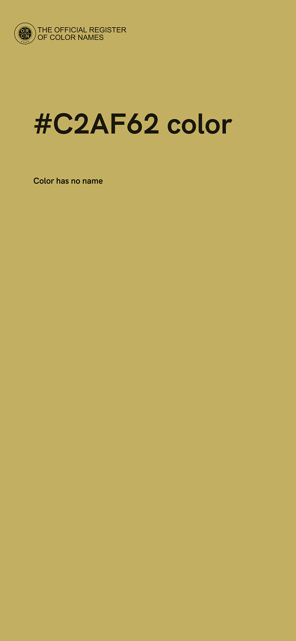 #C2AF62 color image