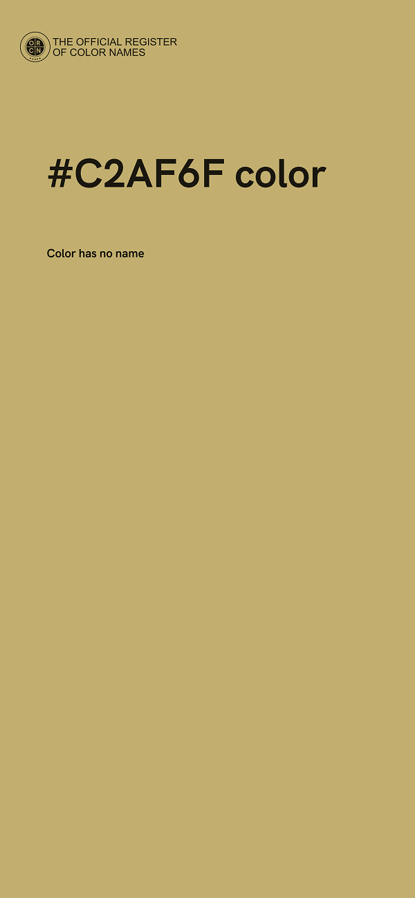 #C2AF6F color image