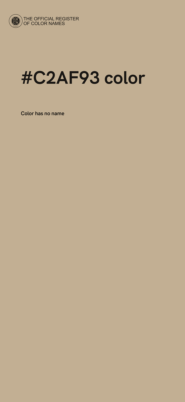 #C2AF93 color image