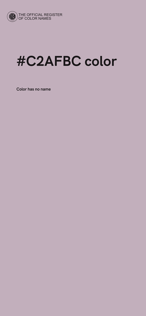 #C2AFBC color image