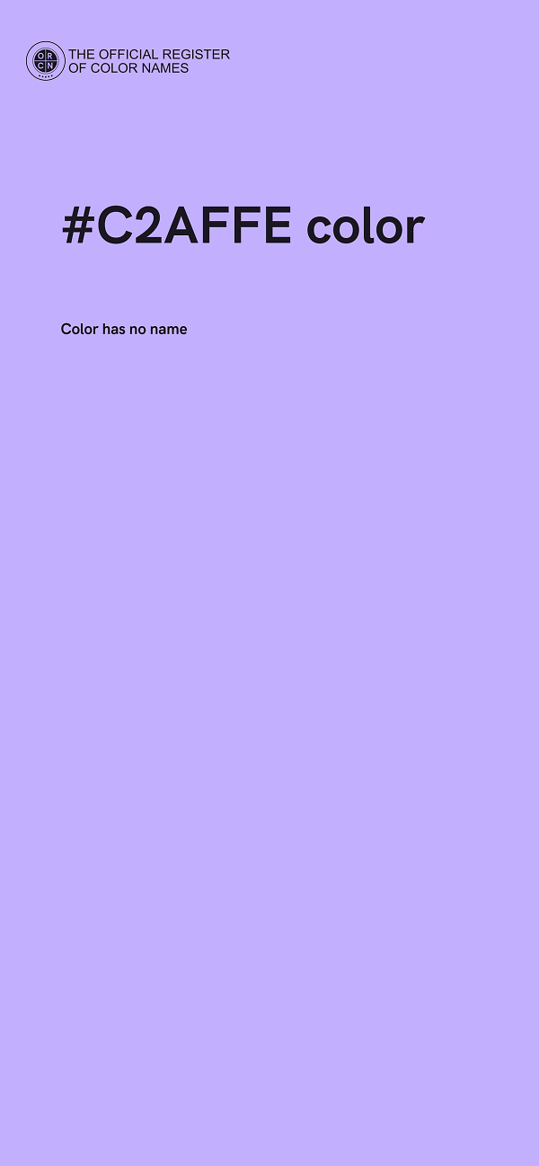 #C2AFFE color image